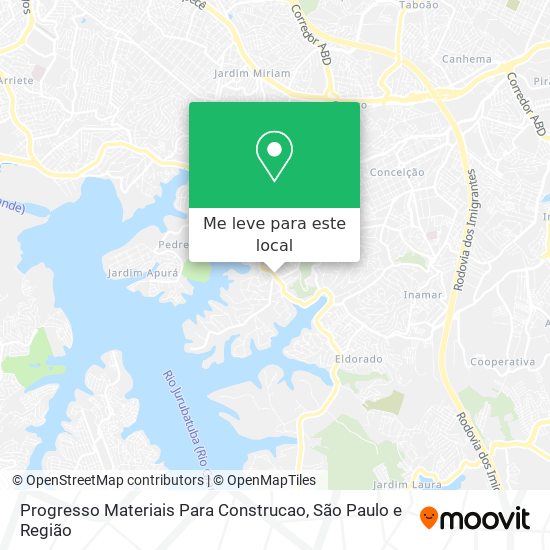 Progresso Materiais Para Construcao mapa