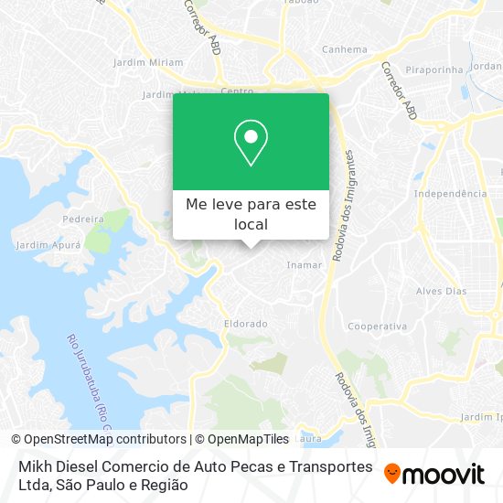 Mikh Diesel Comercio de Auto Pecas e Transportes Ltda mapa