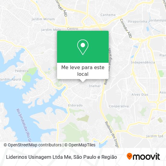 Liderinos Usinagem Ltda Me mapa