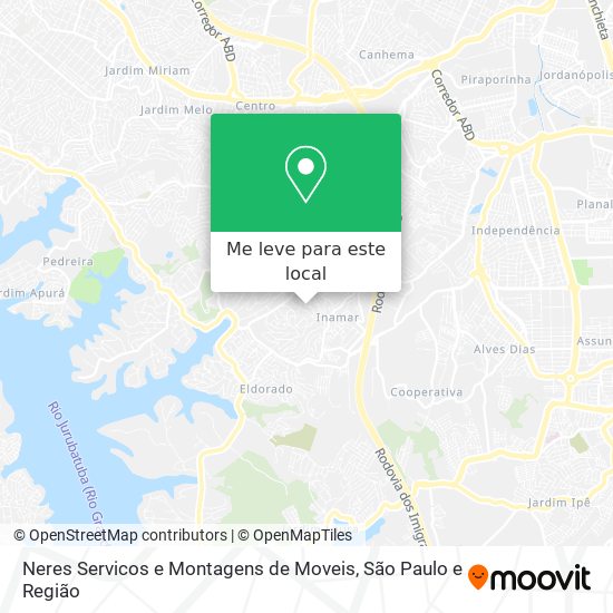 Neres Servicos e Montagens de Moveis mapa