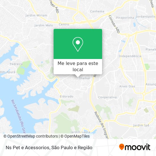 Ns Pet e Acessorios mapa