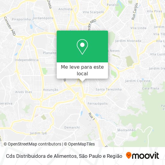Cds Distribuidora de Alimentos mapa
