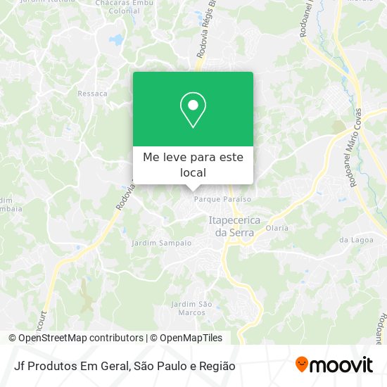 Jf Produtos Em Geral mapa