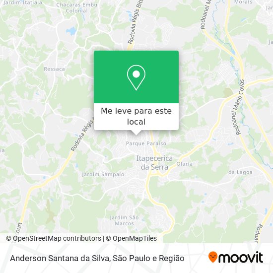 Anderson Santana da Silva mapa