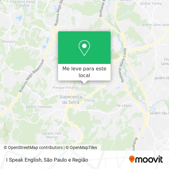 I Speak English mapa