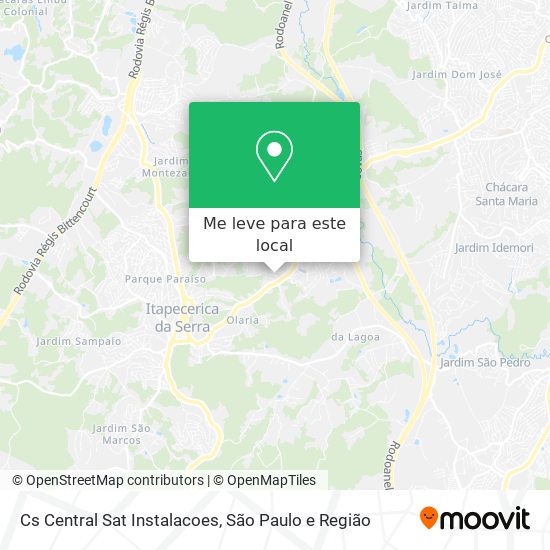 Cs Central Sat Instalacoes mapa