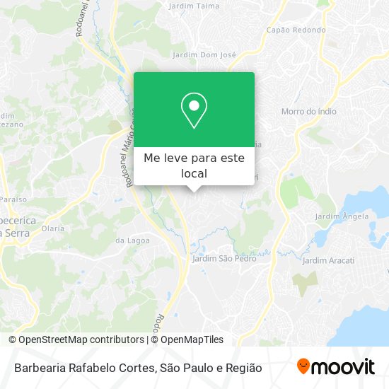 Barbearia Rafabelo Cortes mapa