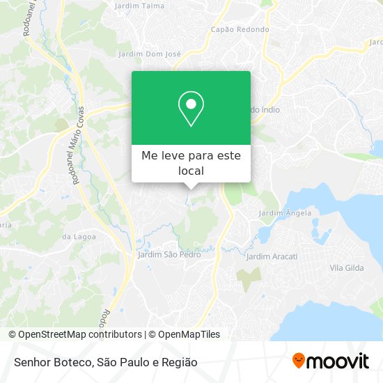 Senhor Boteco mapa