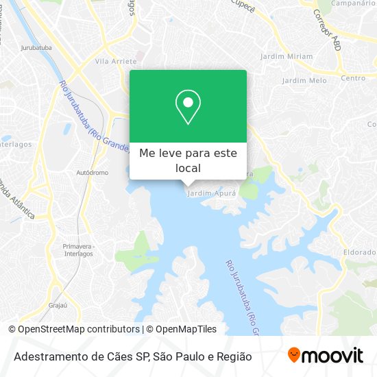 Adestramento de Cães SP mapa