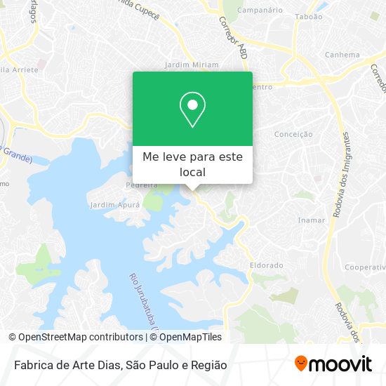 Fabrica de Arte Dias mapa