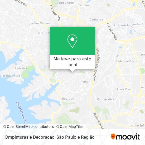 Dmpinturas e Decoracao mapa