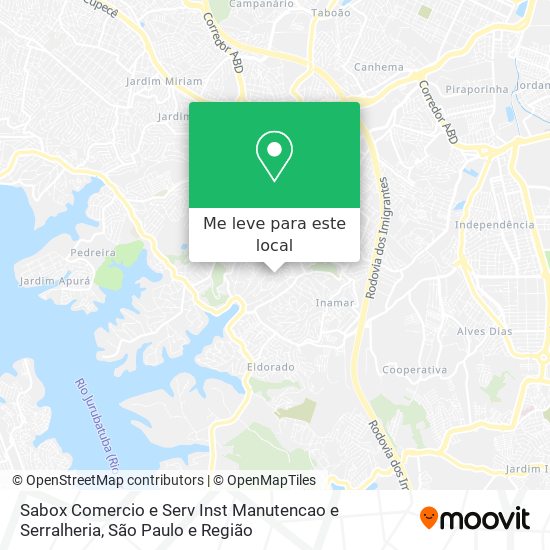 Sabox Comercio e Serv Inst Manutencao e Serralheria mapa