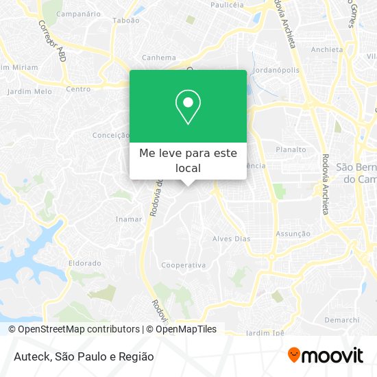 Auteck mapa