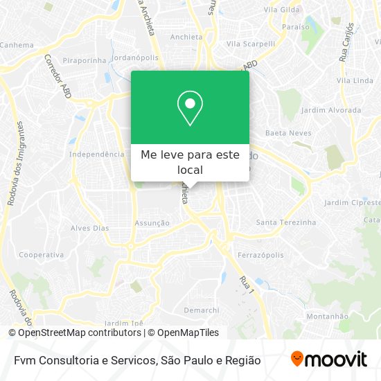 Fvm Consultoria e Servicos mapa