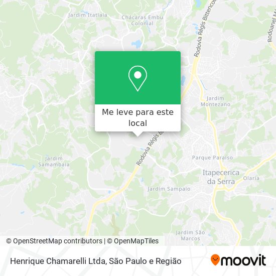 Henrique Chamarelli Ltda mapa