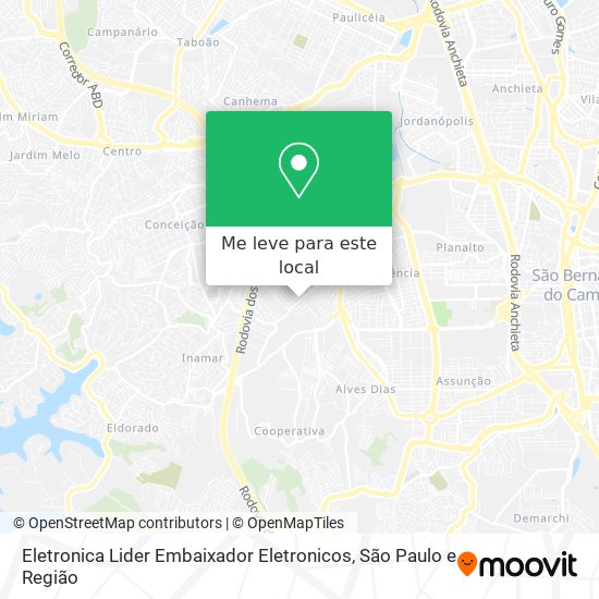 Eletronica Lider Embaixador Eletronicos mapa