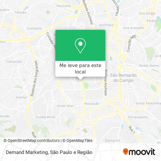 Demand Marketing mapa