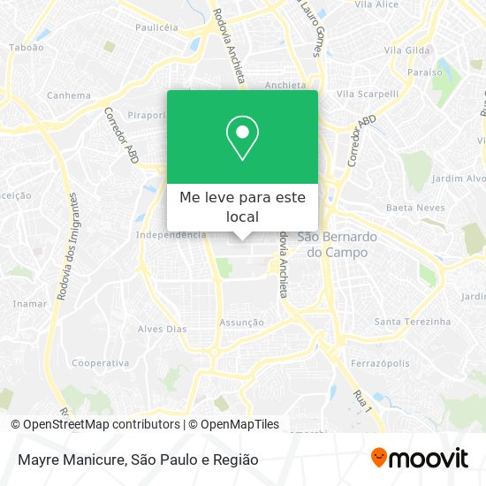 Mayre Manicure mapa