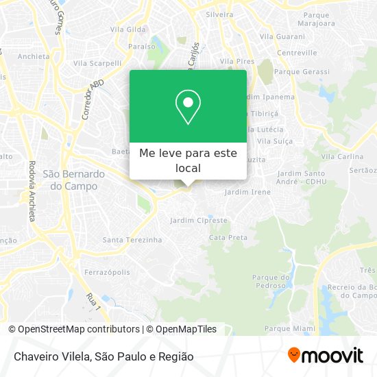 Chaveiro Vilela mapa