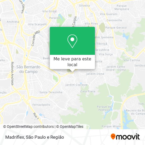 Madriflex mapa