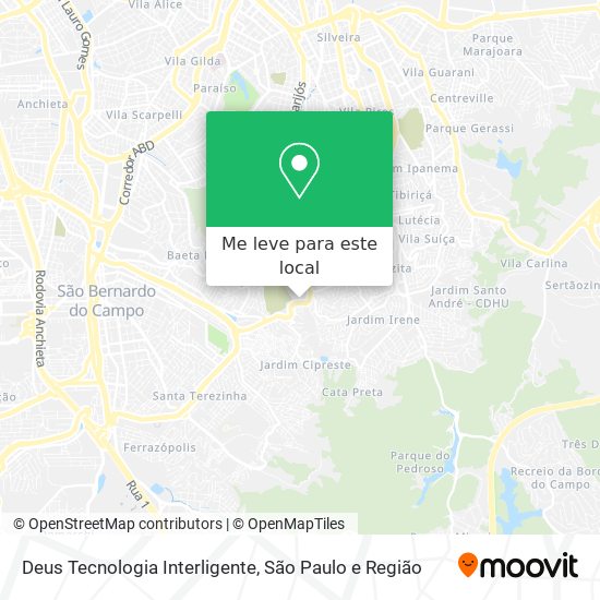 Deus Tecnologia Interligente mapa