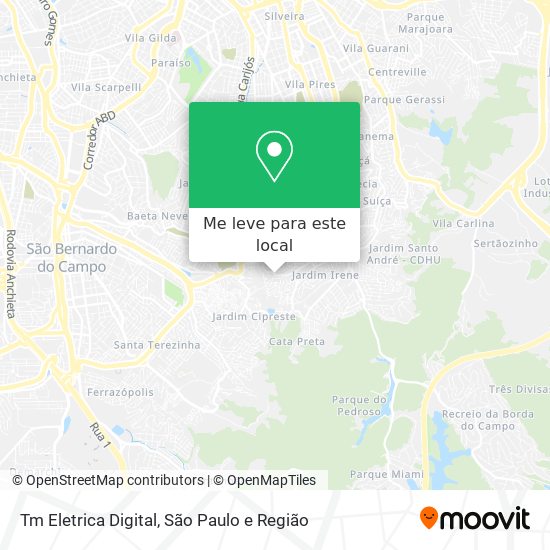 Tm Eletrica Digital mapa