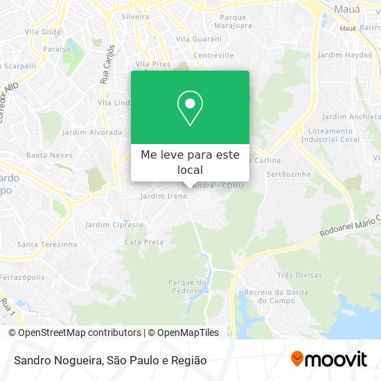 Sandro Nogueira mapa