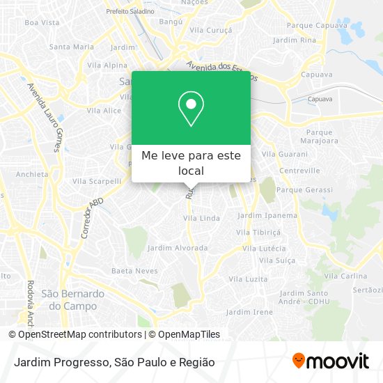 Jardim Progresso mapa