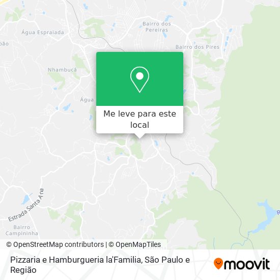Pizzaria e Hamburgueria la'Familia mapa