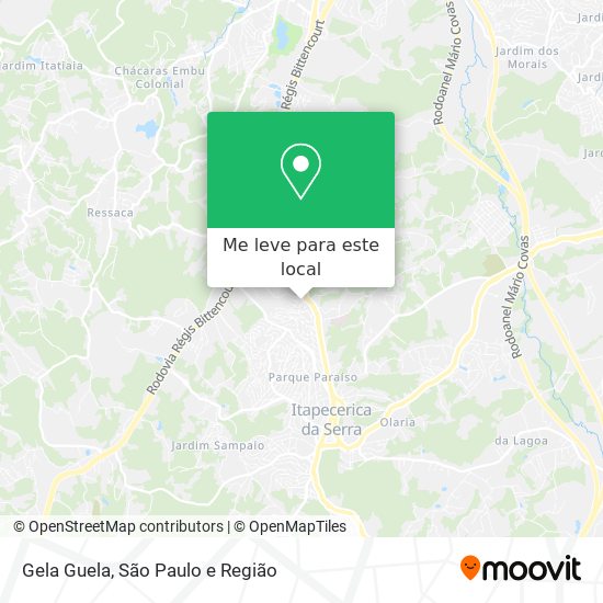 Gela Guela mapa