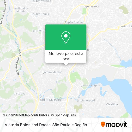 Victoria Bolos and Doces mapa