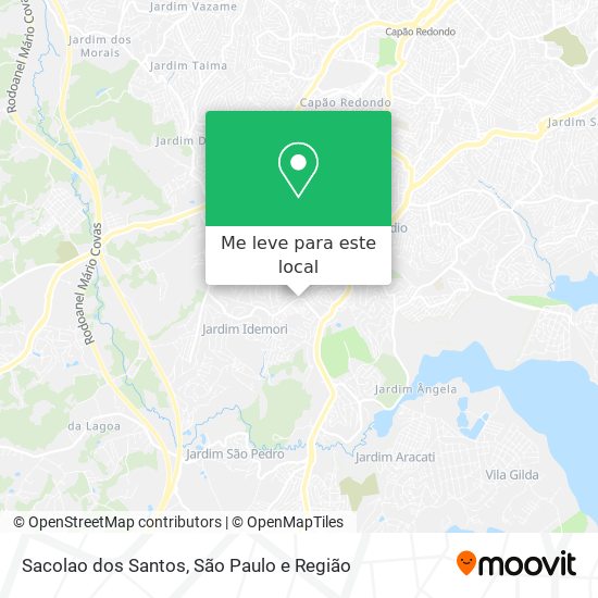 Sacolao dos Santos mapa