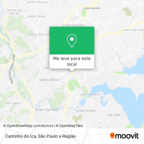 Cantinho do Ica mapa