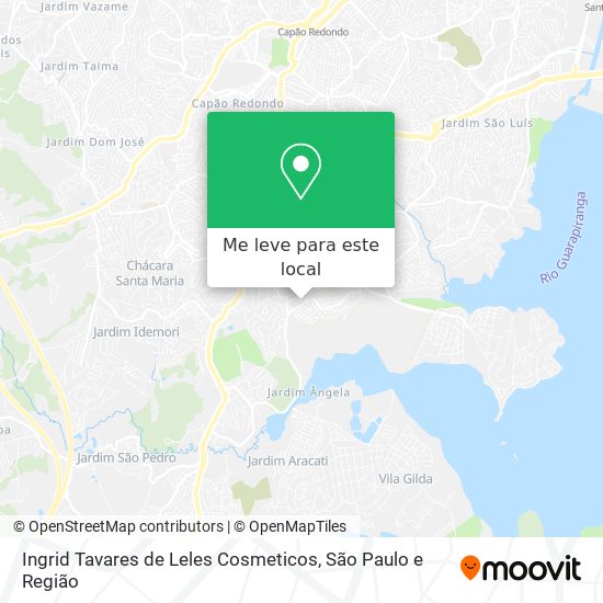 Ingrid Tavares de Leles Cosmeticos mapa