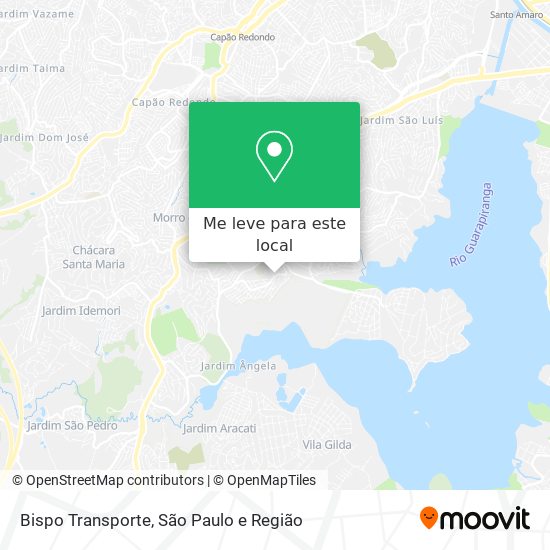 Bispo Transporte mapa