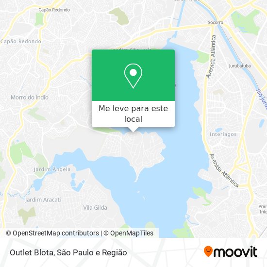 Outlet Blota mapa