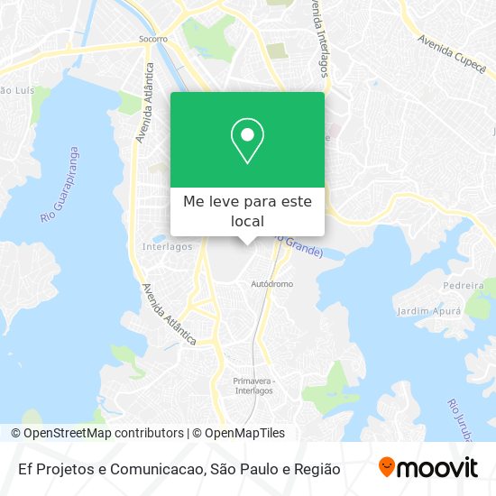 Ef Projetos e Comunicacao mapa