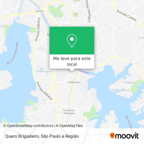 Quero Brigadeiro mapa