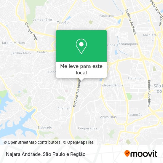 Najara Andrade mapa