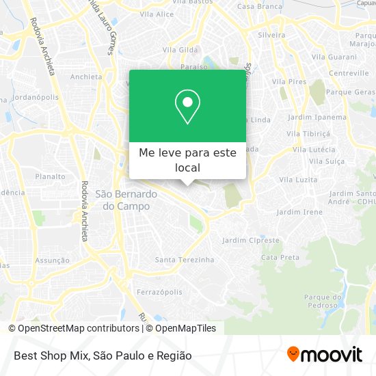 Best Shop Mix mapa