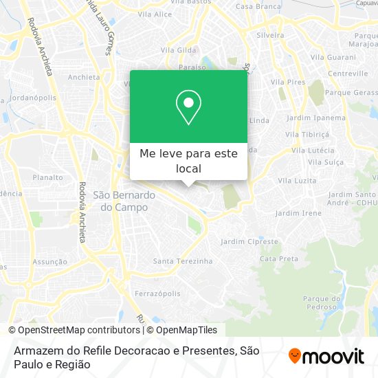 Armazem do Refile Decoracao e Presentes mapa