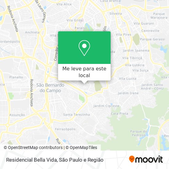 Residencial Bella Vida mapa