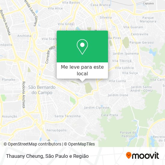 Thauany Cheung mapa