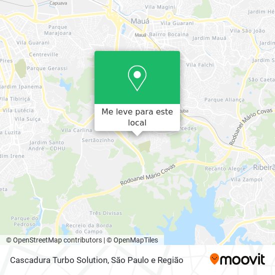 Cascadura Turbo Solution mapa