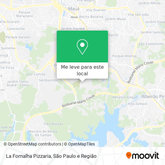 La Fornalha Pizzaria mapa