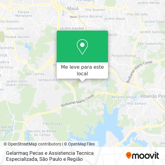 Gelarmaq Pecas e Assistencia Tecnica Especializada mapa