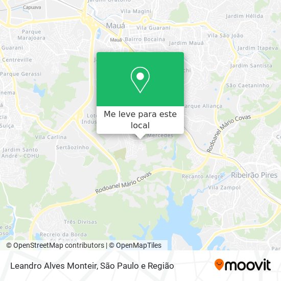 Leandro Alves Monteir mapa