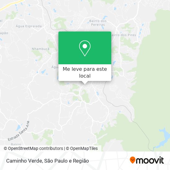 Caminho Verde mapa