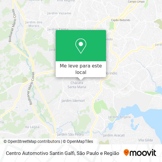 Centro Automotivo Santin Galfi mapa