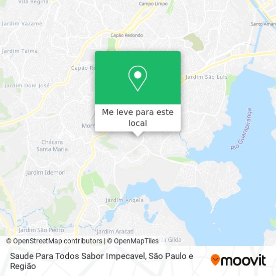 Saude Para Todos Sabor Impecavel mapa